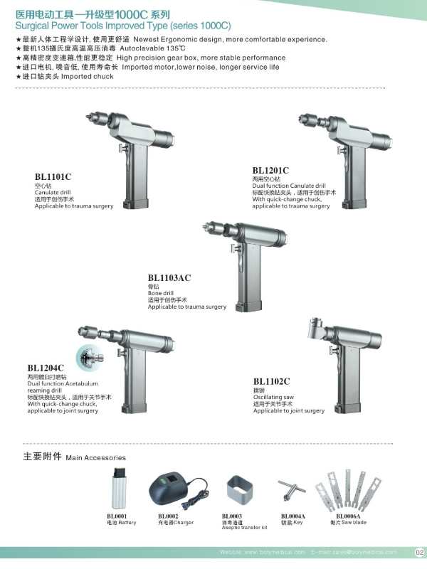 醫(yī)用電動工具&mdash;升級型1000C系列