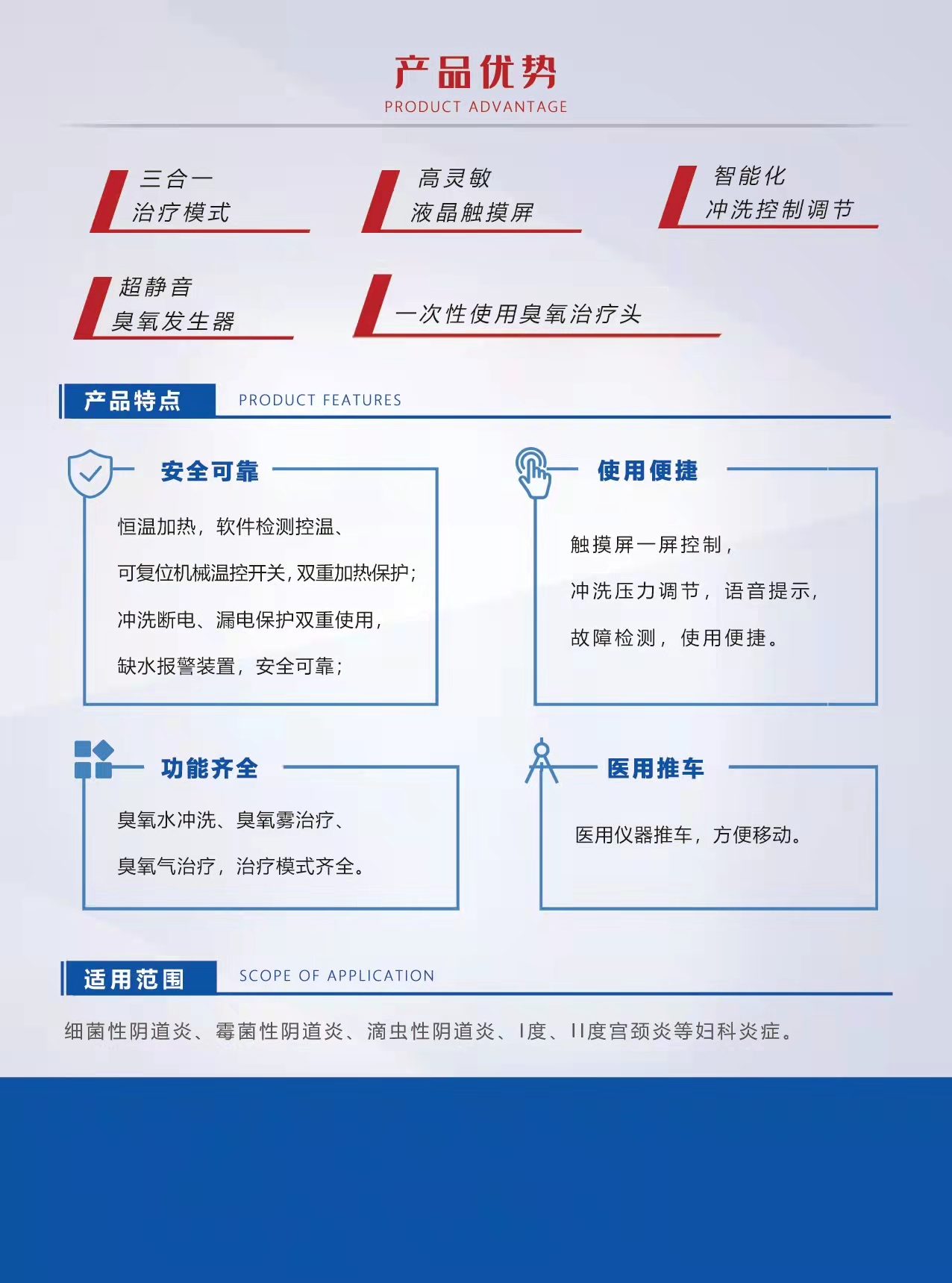 醫(yī)用臭氧婦科治療儀說(shuō)明