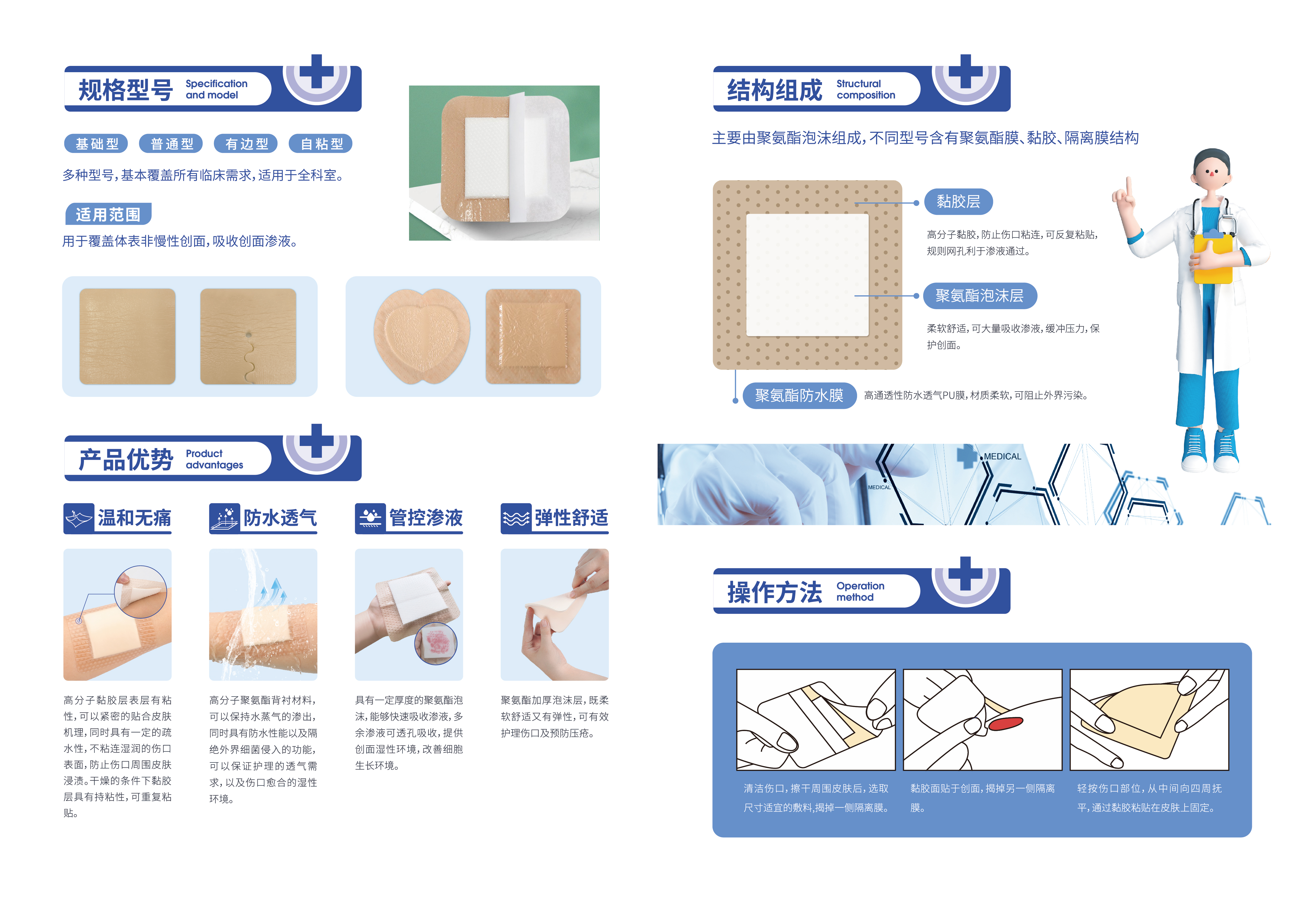 聚氨酯泡沫敷料