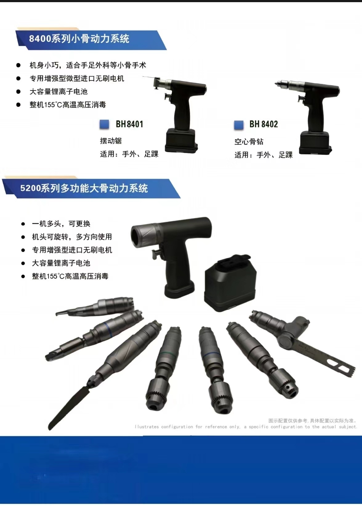 8400系列小骨動(dòng)力系統(tǒng)  5200系列多功能大骨動(dòng)力系統(tǒng)